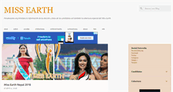 Desktop Screenshot of missearth.perubeauties.org