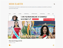 Tablet Screenshot of missearth.perubeauties.org