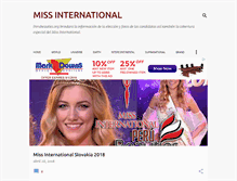 Tablet Screenshot of missinternational.perubeauties.org